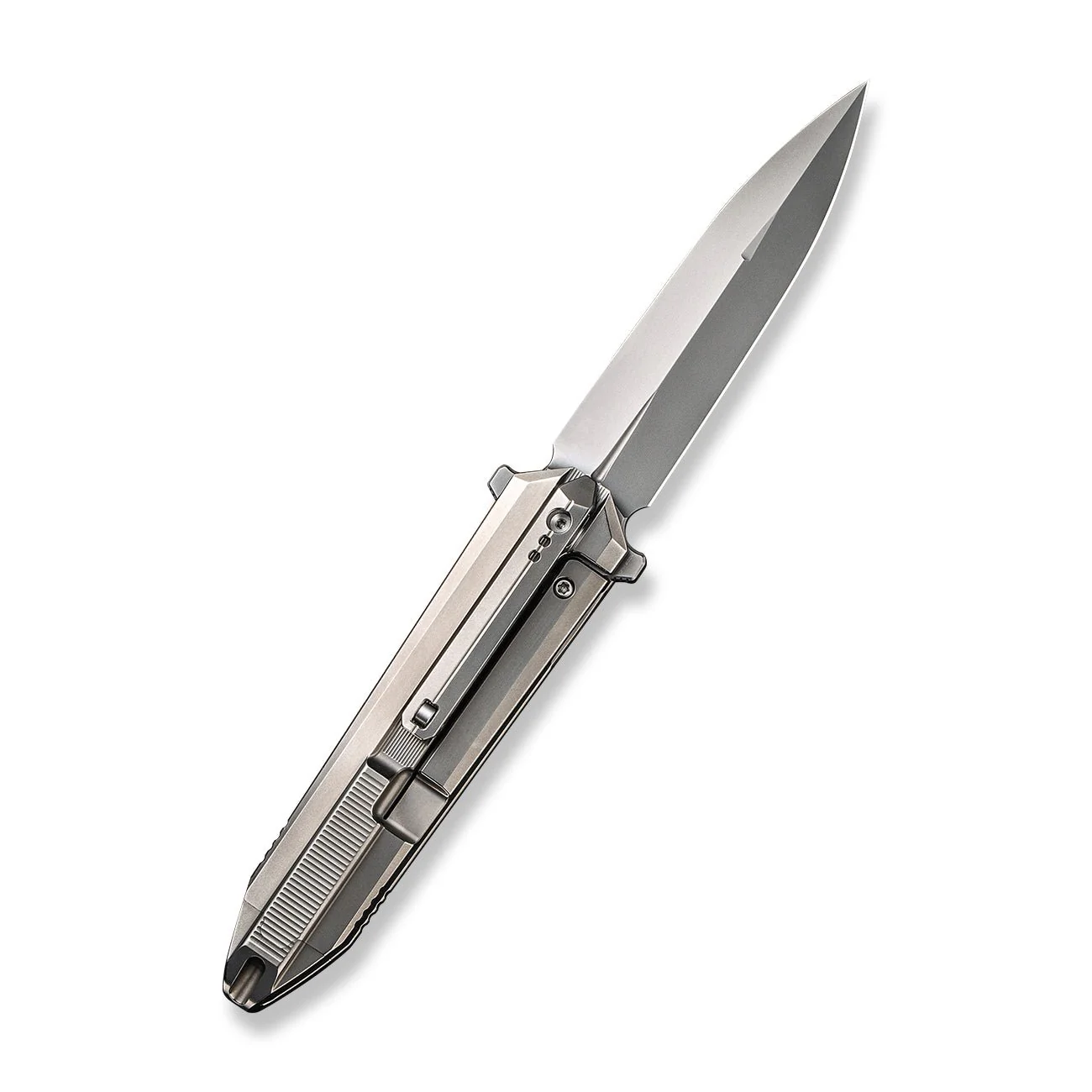 WEKNIFE Diatomic Flipper Knife Titanium Handle (3.78" CPM 20CV Blade) WE22032-2 - Image 3
