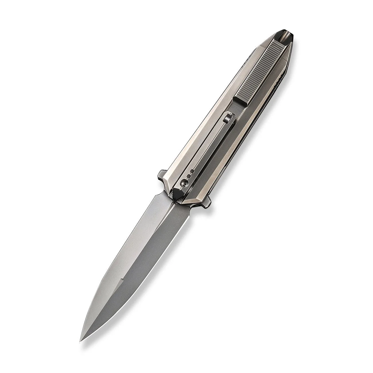 WEKNIFE Diatomic Flipper Knife Titanium Handle (3.78" CPM 20CV Blade) WE22032-2 - Image 4