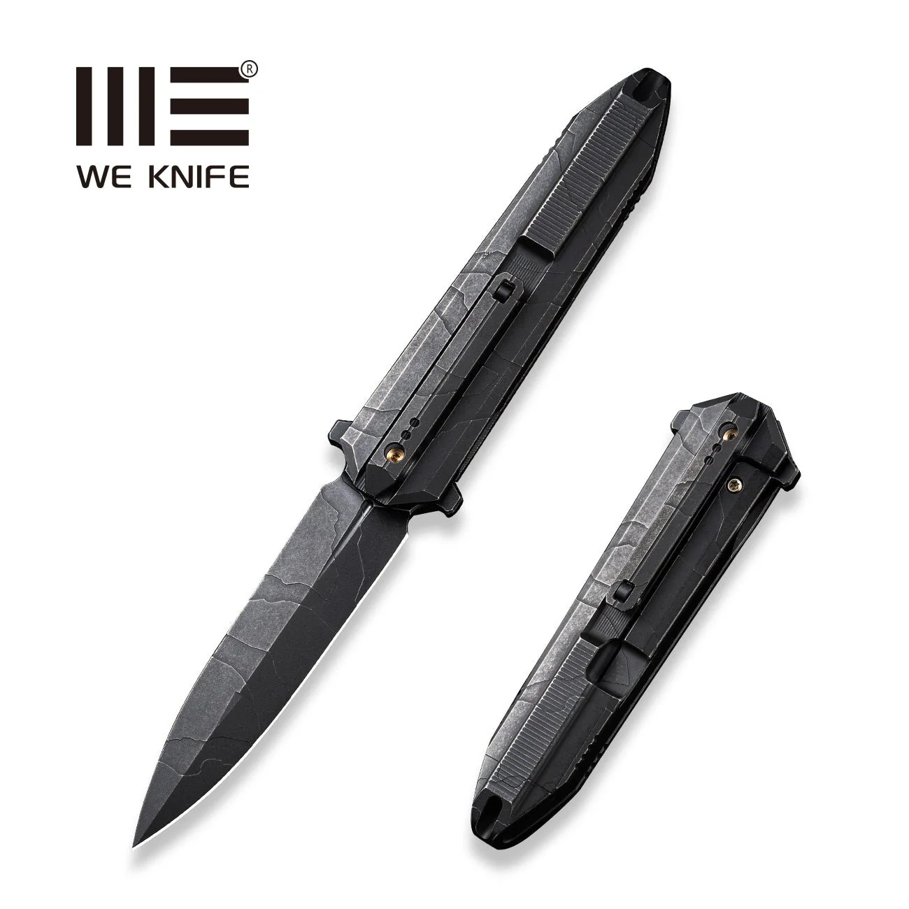 WEKNIFE Diatomic Flipper Knife Titanium Handle (3.78" CPM 20CV Blade) WE22032-4