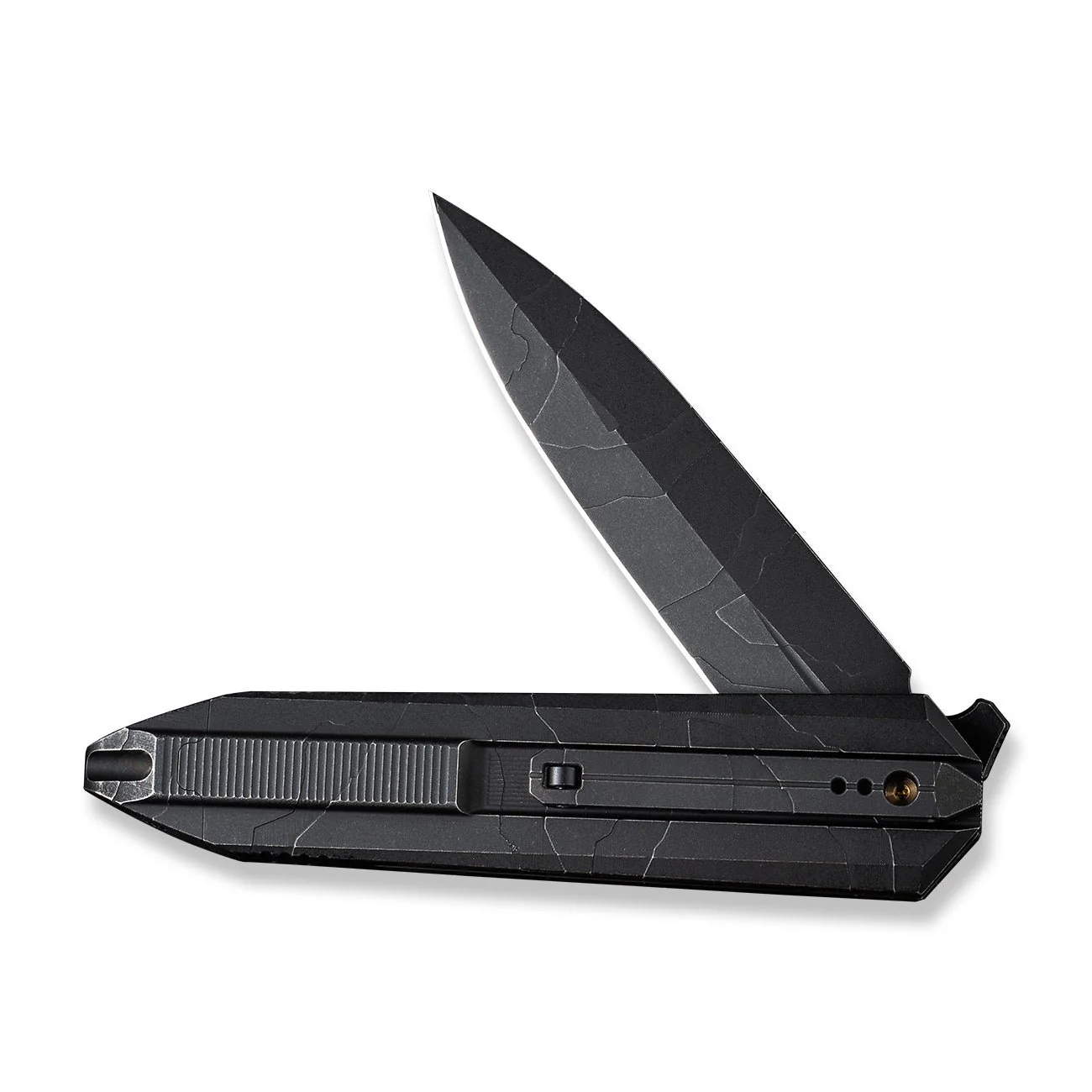WEKNIFE Diatomic Flipper Knife Titanium Handle (3.78" CPM 20CV Blade) WE22032-4 - Image 7