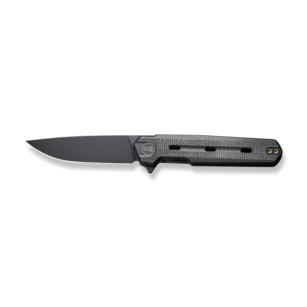 WEKNIFE Navo Flipper Knife Micarta & Titanium Handle (3.25" CPM 20CV Blade) WE22026-1 - Image 4