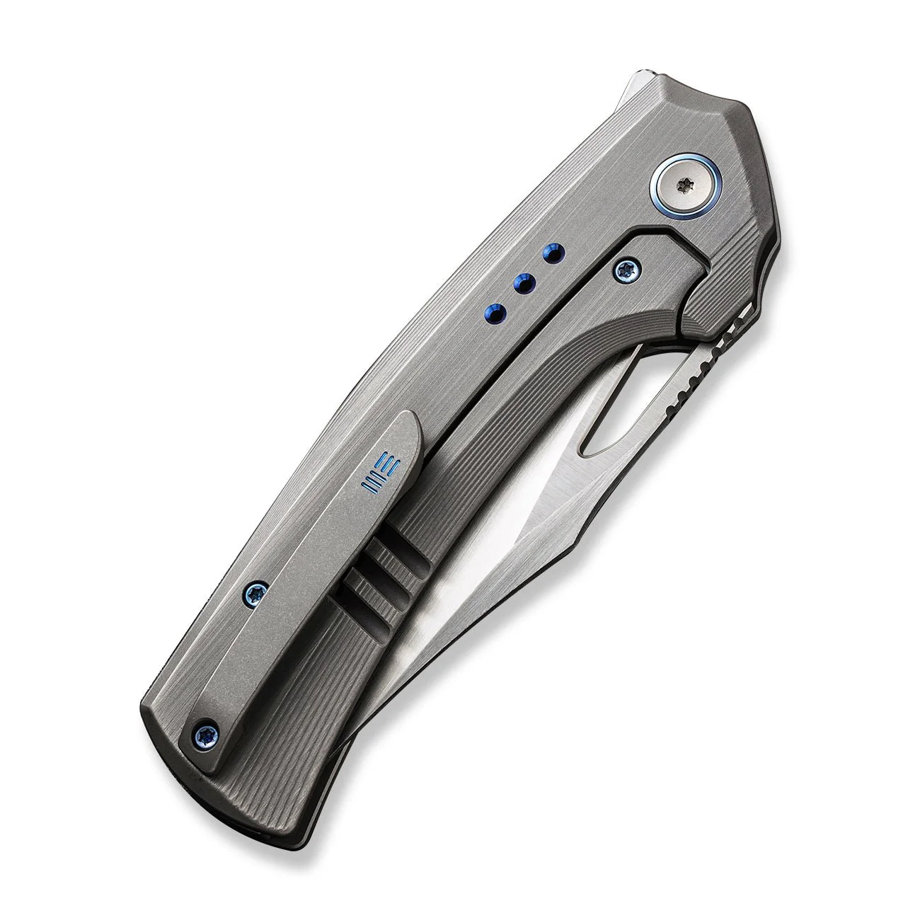 WEKNIFE Nefaris Flipper & Thumb Hole Knife Titanium Handle (3.48" CPM 20CV Blade) WE22040D-1 - Image 7