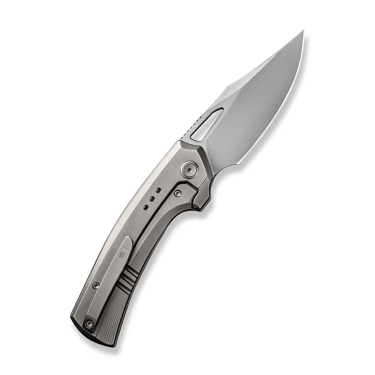 WEKNIFE Nefaris Flipper & Thumb Hole Knife Titanium Handle (3.48" CPM 20CV Blade) WE22040D-2 - Image 2