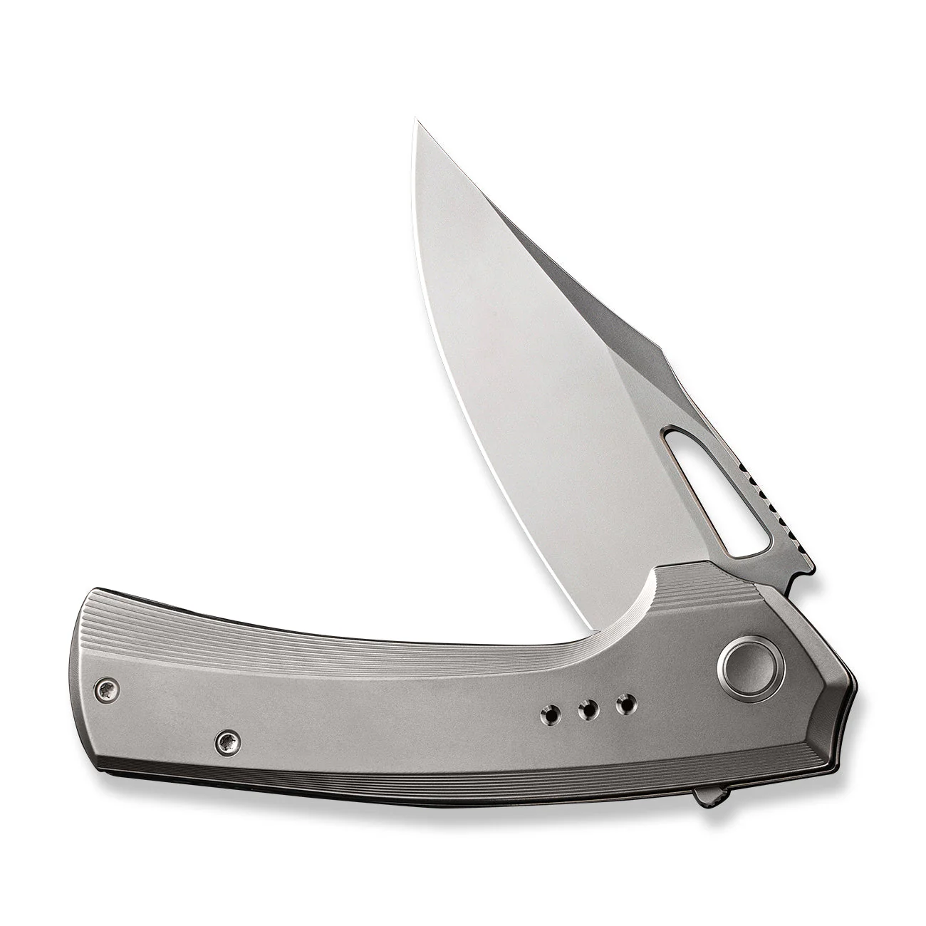 WEKNIFE Nefaris Flipper & Thumb Hole Knife Titanium Handle (3.48" CPM 20CV Blade) WE22040D-2 - Image 5