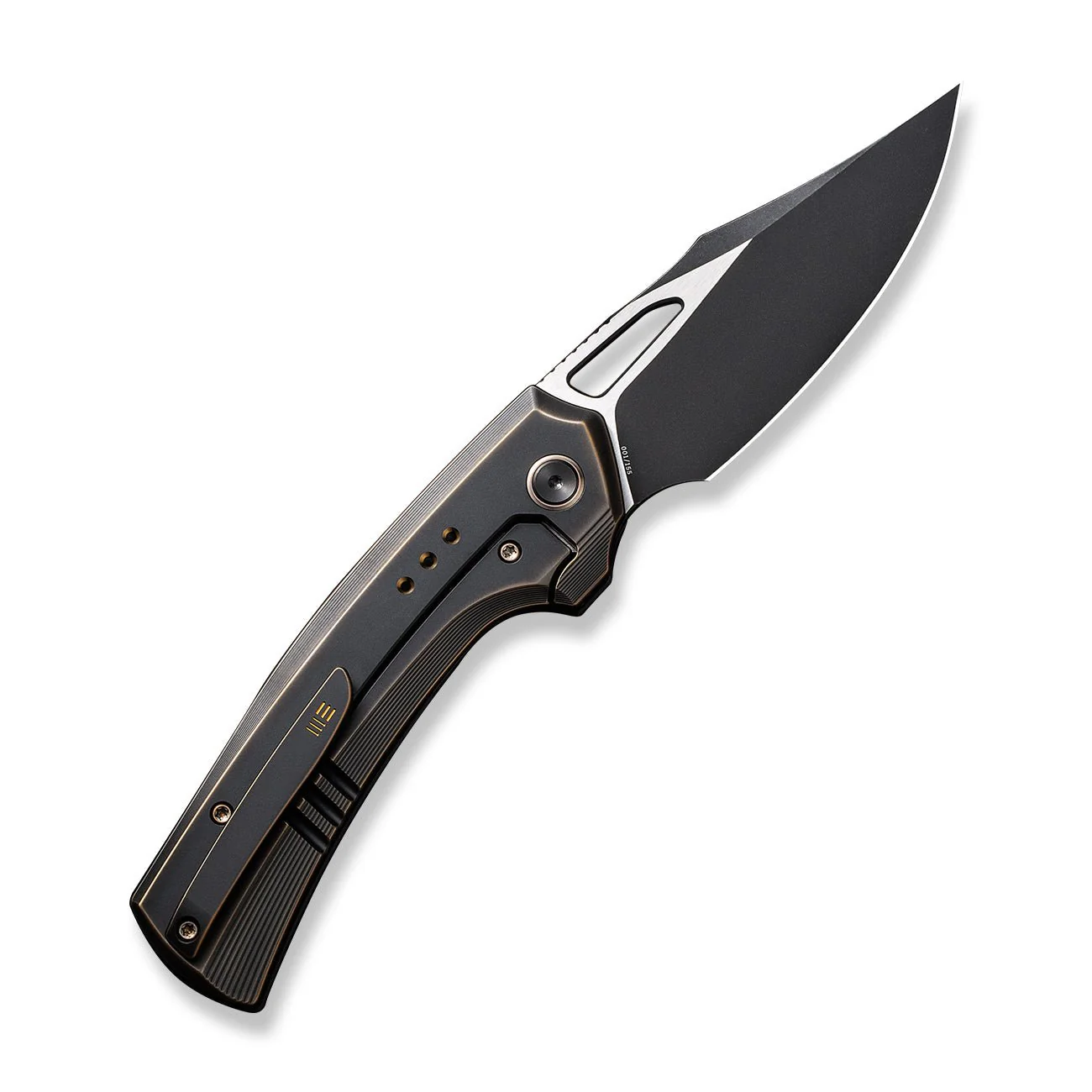 WEKNIFE Nefaris Flipper & Thumb Hole Knife Titanium Handle (3.48" CPM 20CV Blade) WE22040D-3 - Image 2