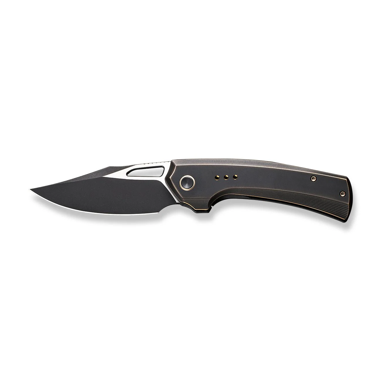 WEKNIFE Nefaris Flipper & Thumb Hole Knife Titanium Handle (3.48" CPM 20CV Blade) WE22040D-3 - Image 4