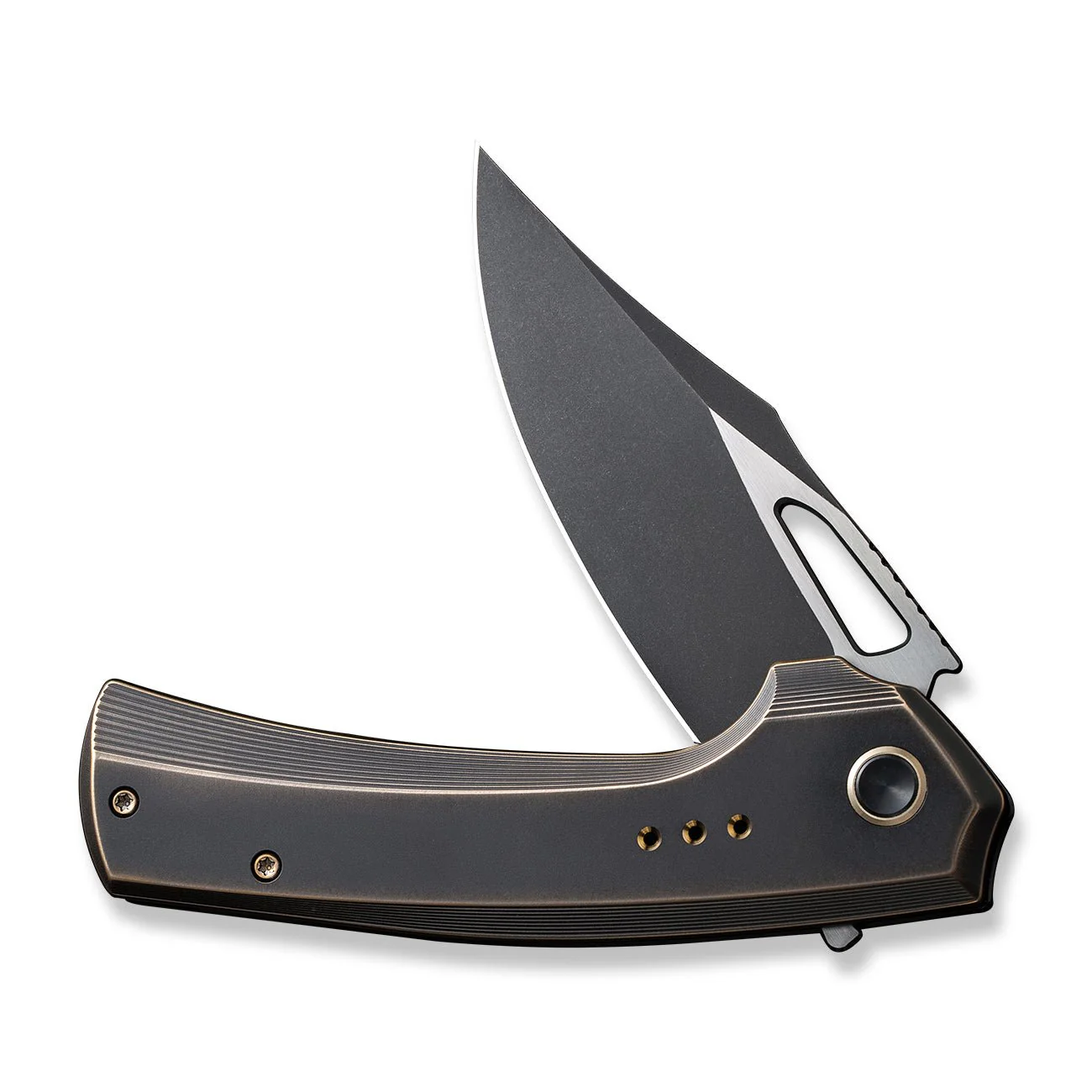 WEKNIFE Nefaris Flipper & Thumb Hole Knife Titanium Handle (3.48" CPM 20CV Blade) WE22040D-3 - Image 5