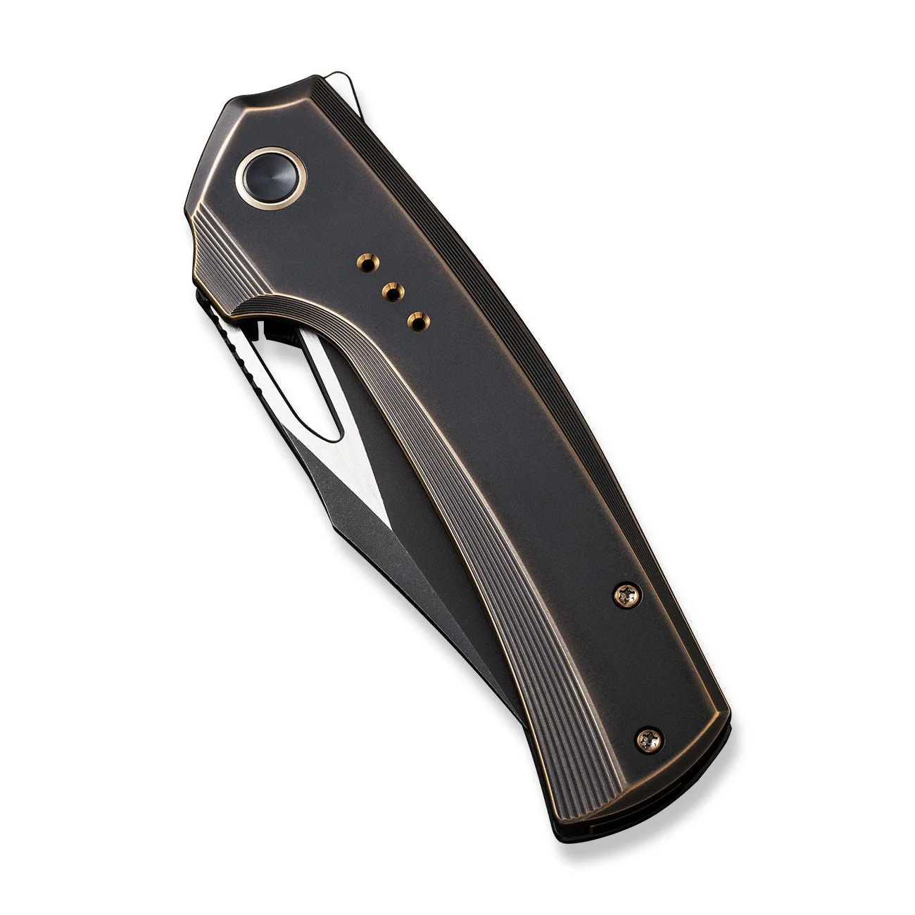 WEKNIFE Nefaris Flipper & Thumb Hole Knife Titanium Handle (3.48" CPM 20CV Blade) WE22040D-3 - Image 6