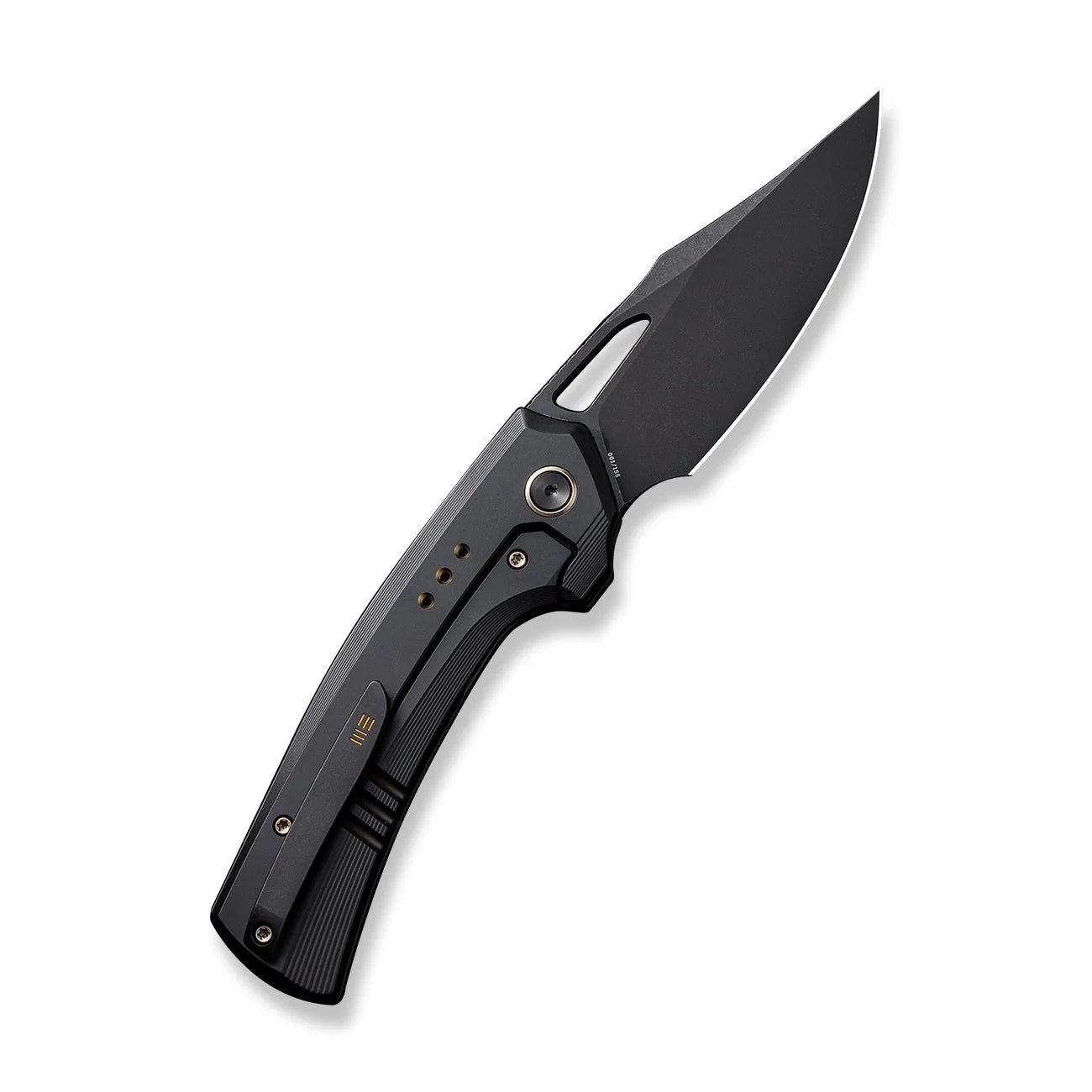 WEKNIFE Nefaris Flipper & Thumb Hole Knife Titanium Handle (3.48" CPM 20CV Blade) WE22040F-1 - Image 2