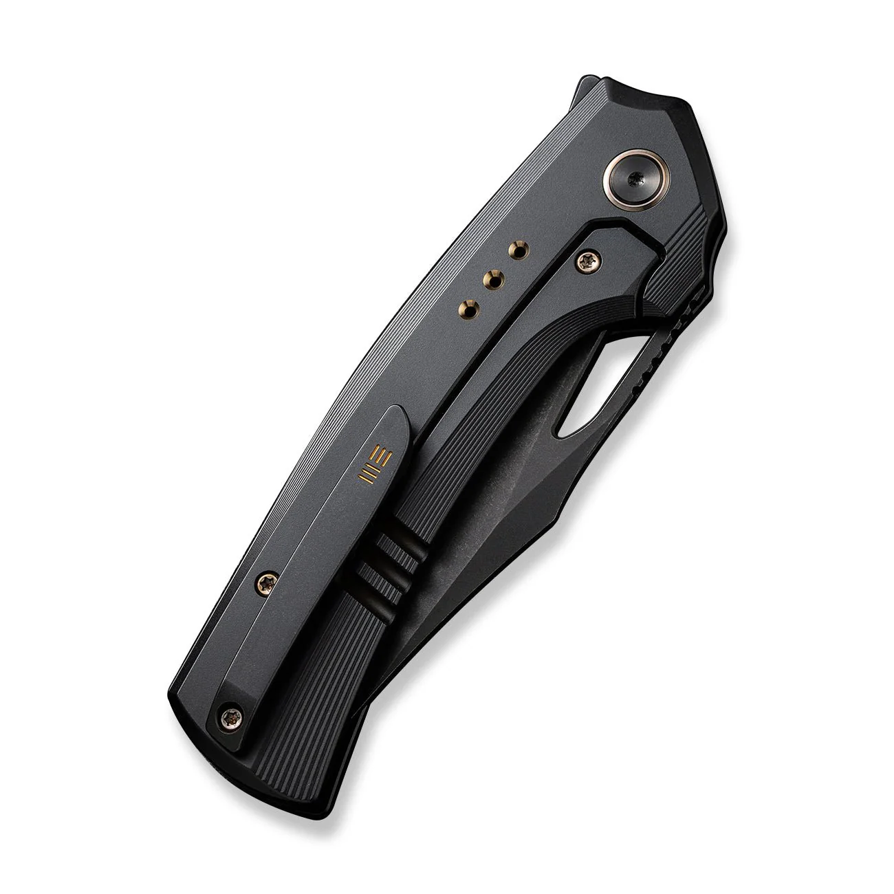 WEKNIFE Nefaris Flipper & Thumb Hole Knife Titanium Handle (3.48" CPM 20CV Blade) WE22040F-1 - Image 7