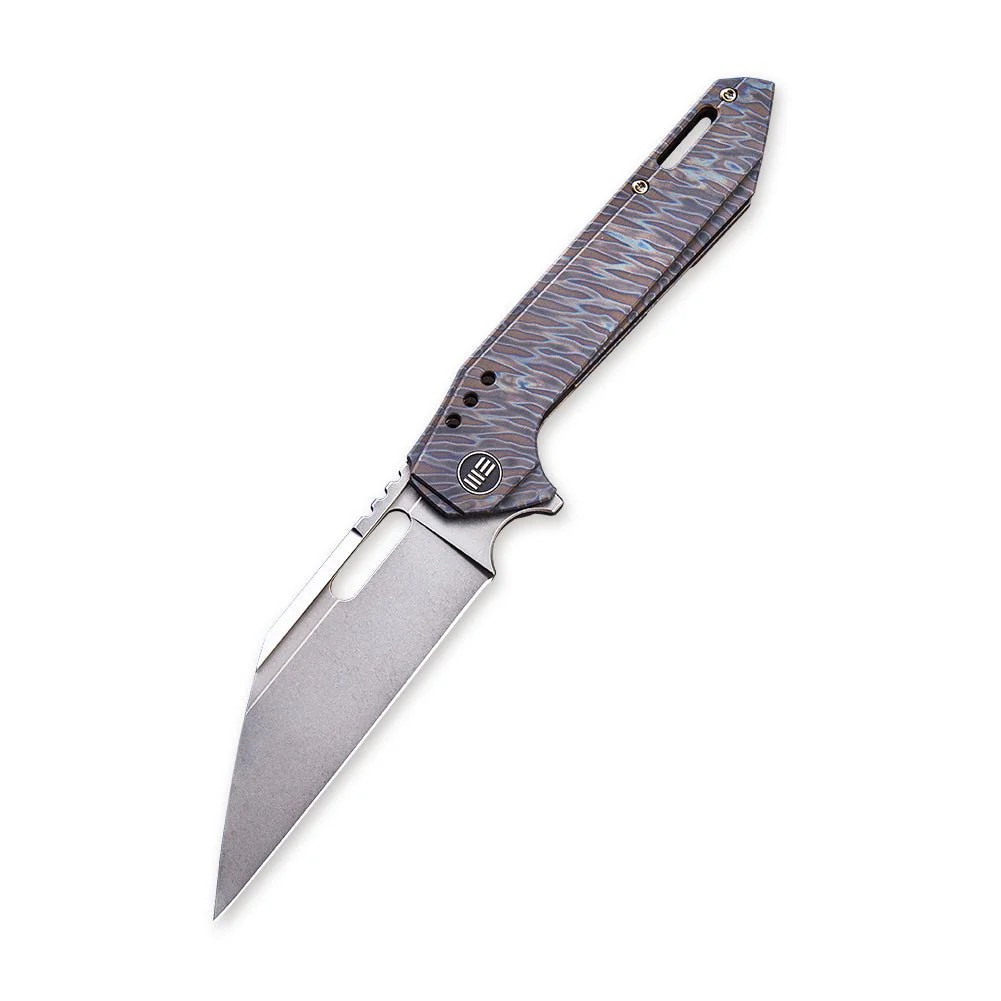 WEKNIFE Roxi 4 Flipper & Thumb Hole Knife Titanium Handle (3.98" CPM S35VN Blade) 916A - Image 2