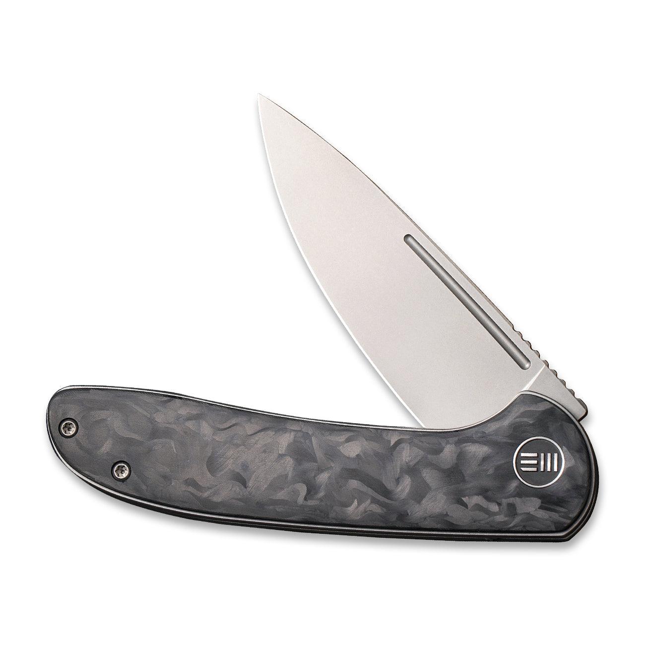 WEKNIFE Saakshi Flipper Knife Carbon Fiber Handle (3.30" CPM 20CV Blade) WE20020C-1 - Image 4