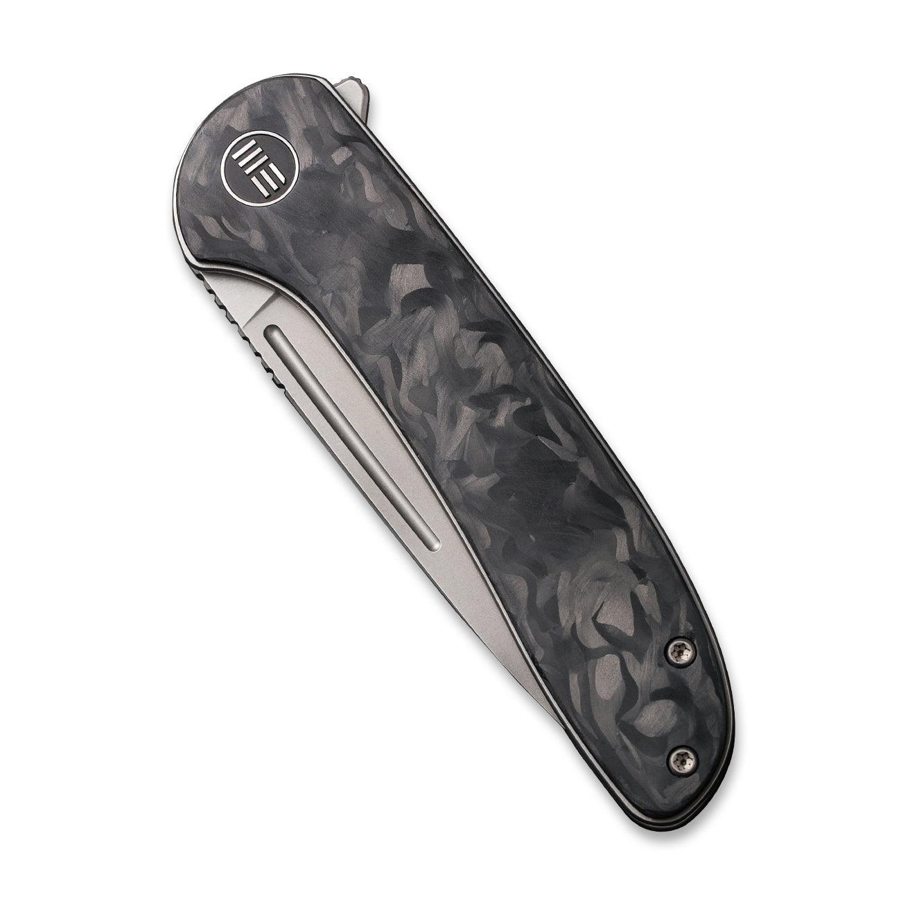 WEKNIFE Saakshi Flipper Knife Carbon Fiber Handle (3.30" CPM 20CV Blade) WE20020C-1 - Image 5