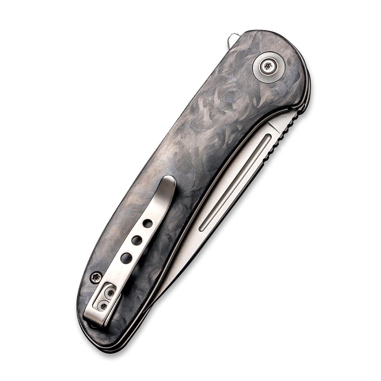 WEKNIFE Saakshi Flipper Knife Carbon Fiber Handle (3.30" CPM 20CV Blade) WE20020C-1 - Image 6