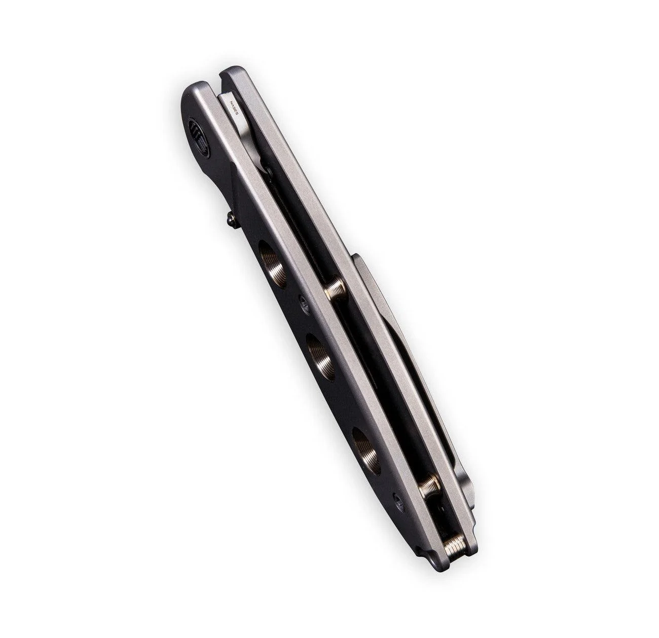 WEKNIFE Schism Thumb Stud Knife Titanium Handle (2.92" CPM S35VN Blade) 908A - Image 4