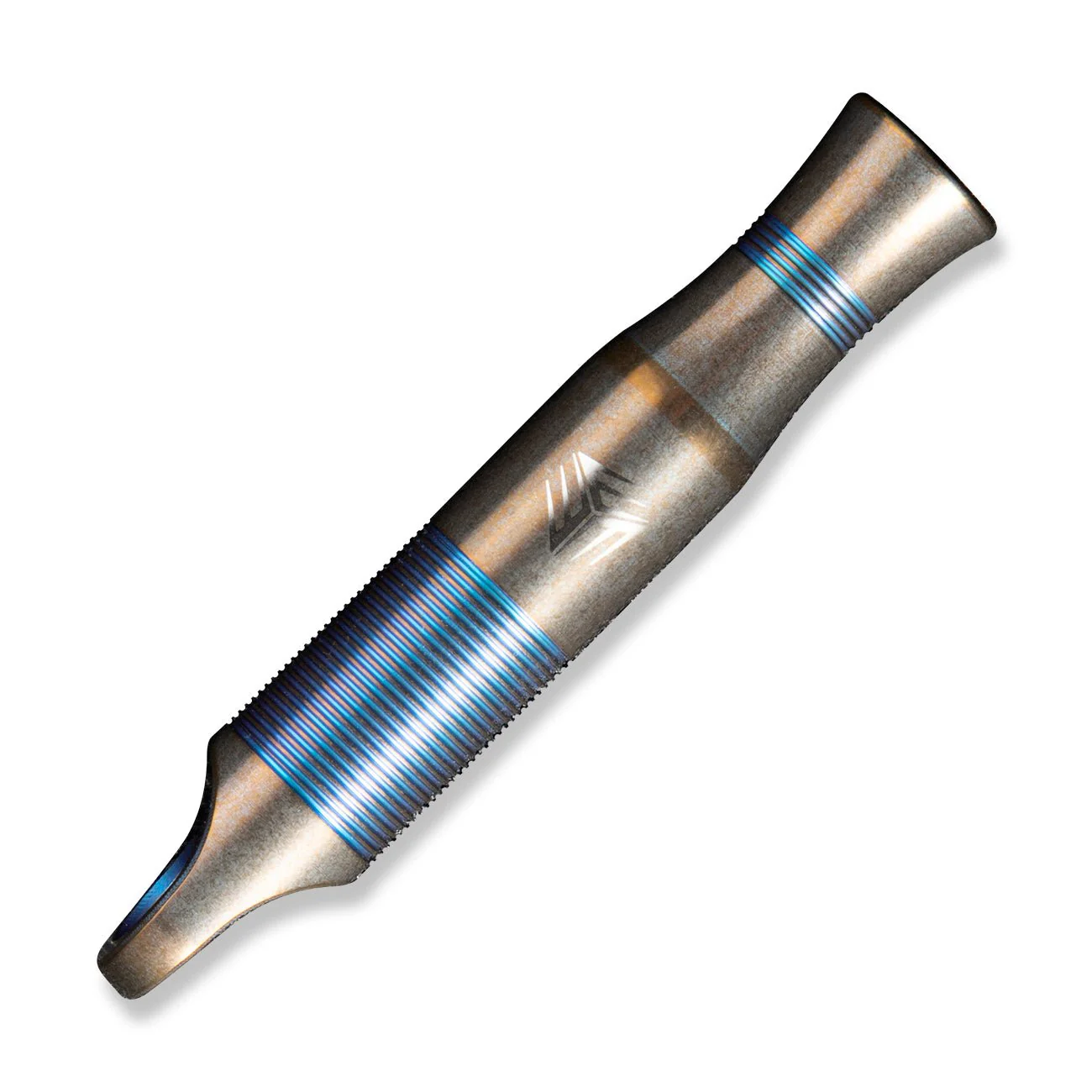 WEKNIFE Titanium Whistle With 1PC Brown Paracord A-05BP - Image 4