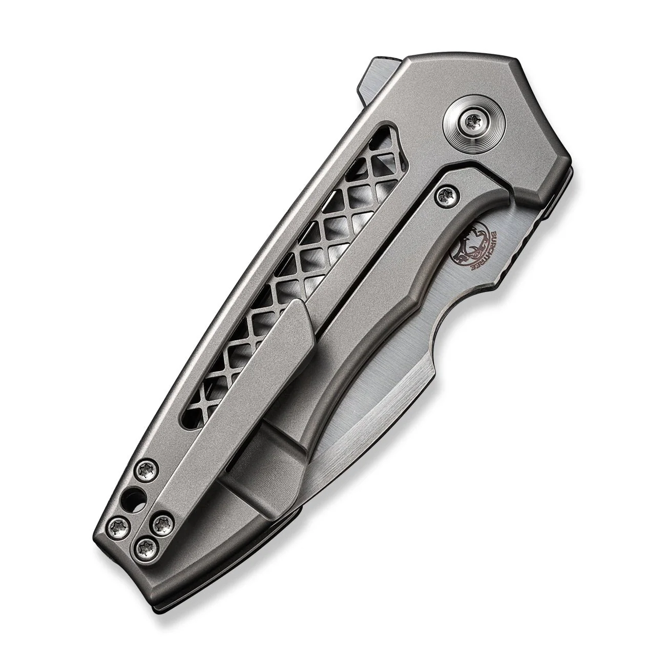 WEKNIFE Harpen Flipper Knife Titanium Handle (2.98" CPM 20CV Blade) WE23019-4 - Image 7