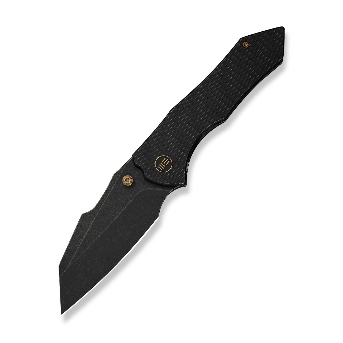 WEKNIFE High-Fin XL Thumb Stud Knife Titanium Handle (3.48" CPM 20CV Blade) WE24010-1 - Image 3