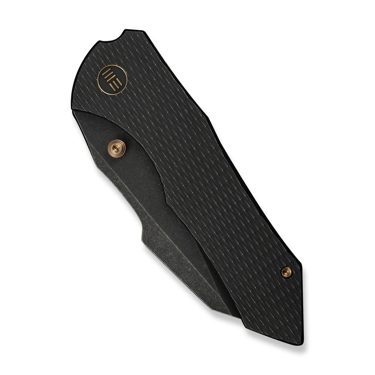 WEKNIFE High-Fin XL Thumb Stud Knife Titanium Handle (3.48" CPM 20CV Blade) WE24010-1 - Image 6