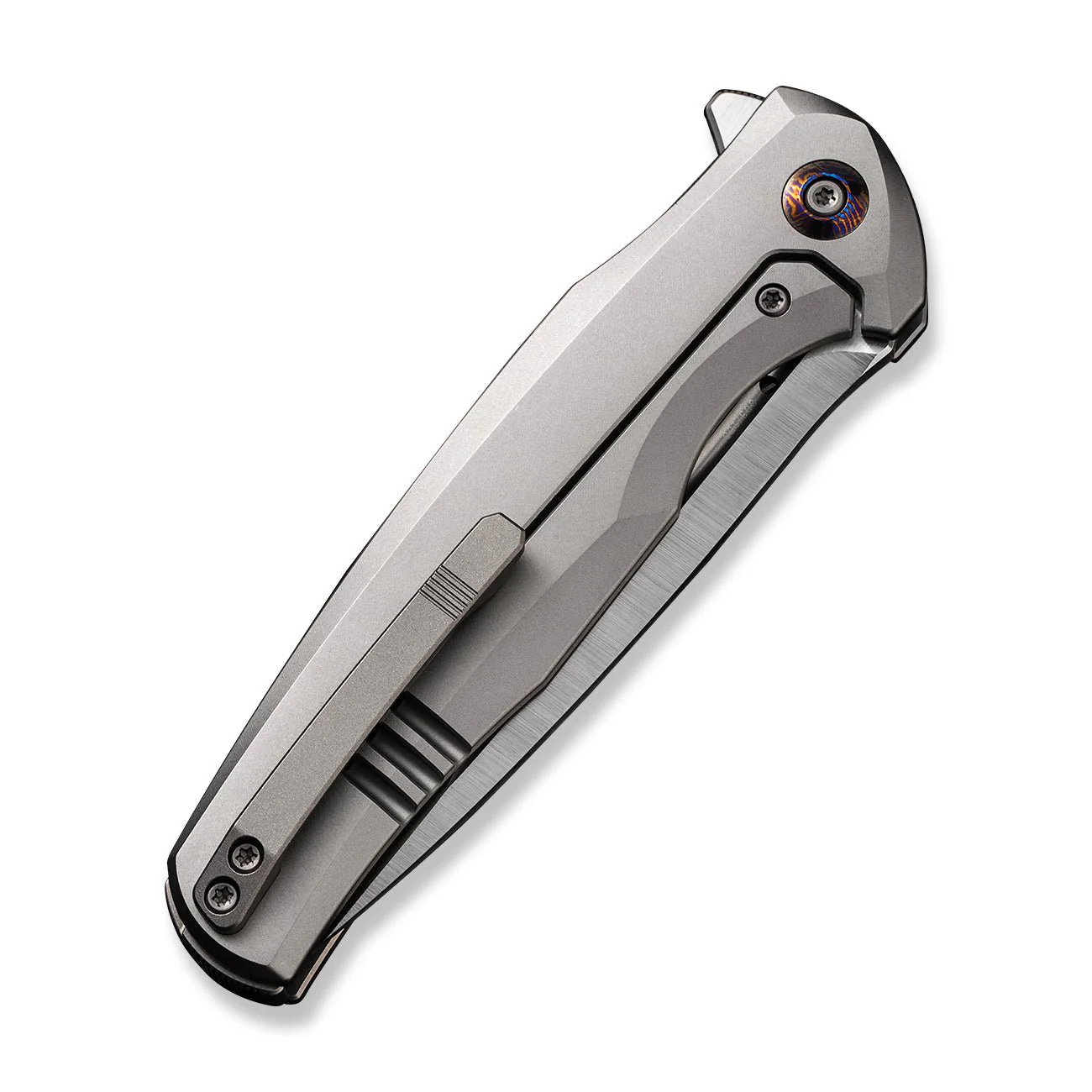 WEKNIFE 601X Flipper Knife Titanium Handle (3.82" CPM 20CV Blade) WE01J-2 - Image 7