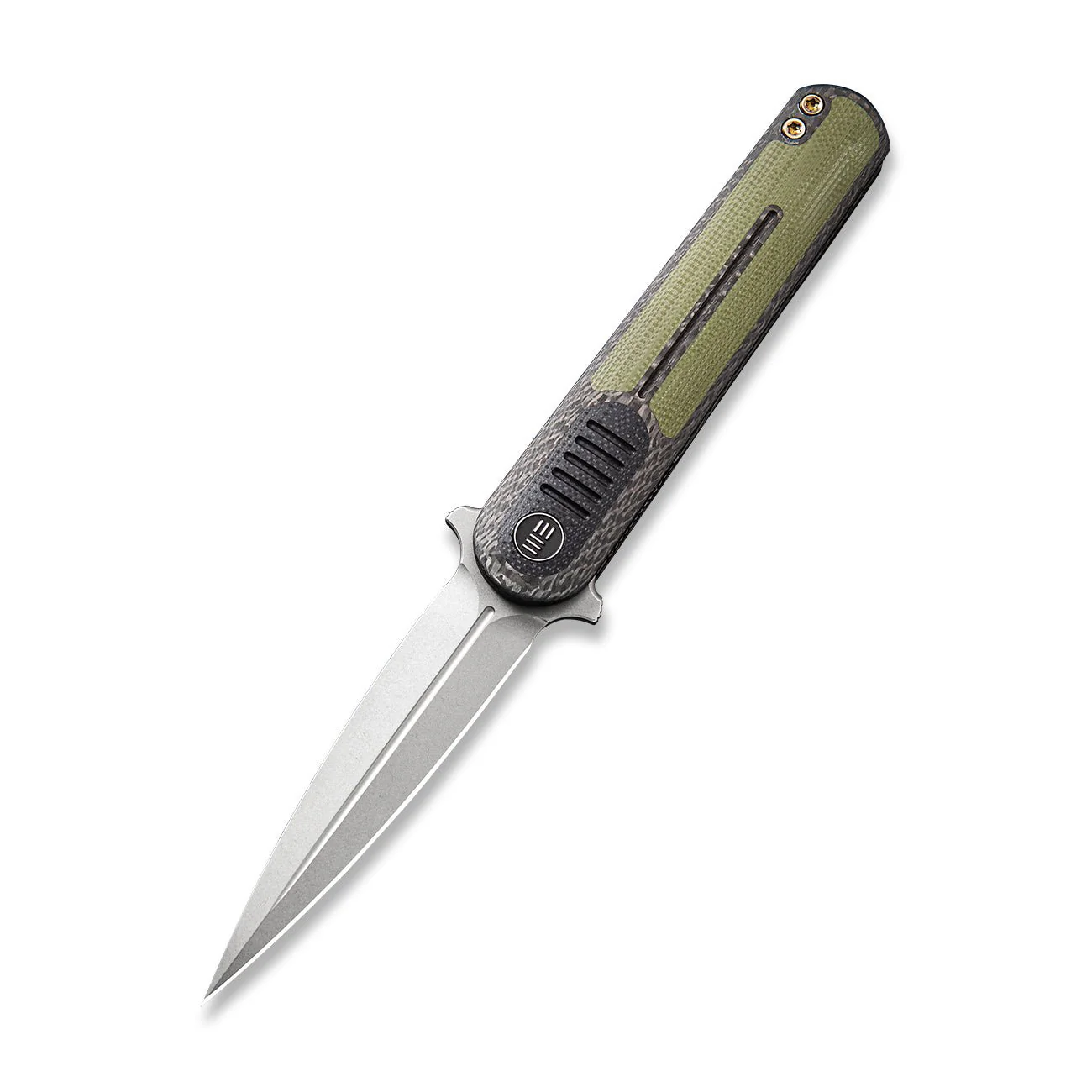 WEKNIFE Angst Flipper Knife G10 & Carbon Fiber Handle(3.06" CPM S35VN Blade) 2002A - Image 3