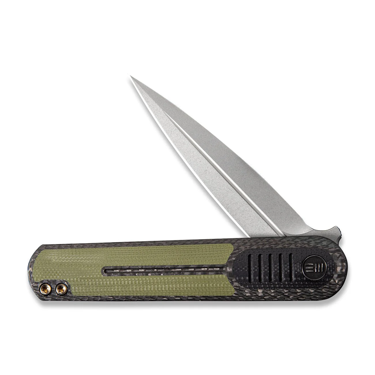 WEKNIFE Angst Flipper Knife G10 & Carbon Fiber Handle(3.06" CPM S35VN Blade) 2002A - Image 4