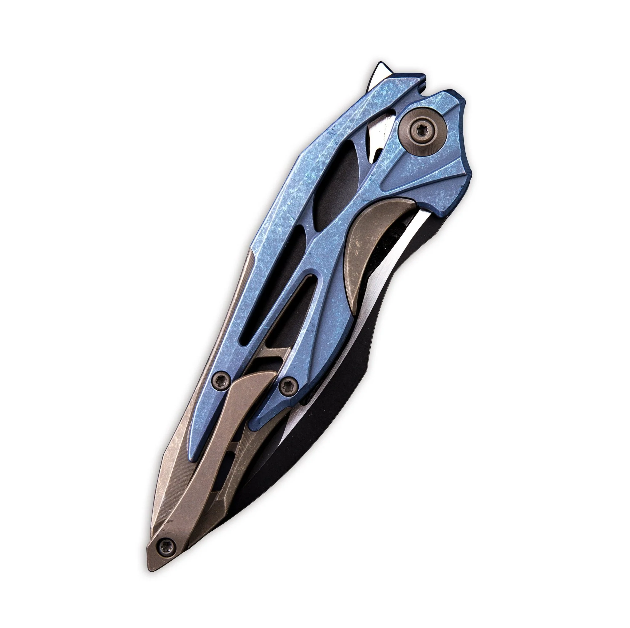 WEKNIFE Arrakis Flipper Knife Titanium Handle (3.45" M390 Blade) 906B - Image 3