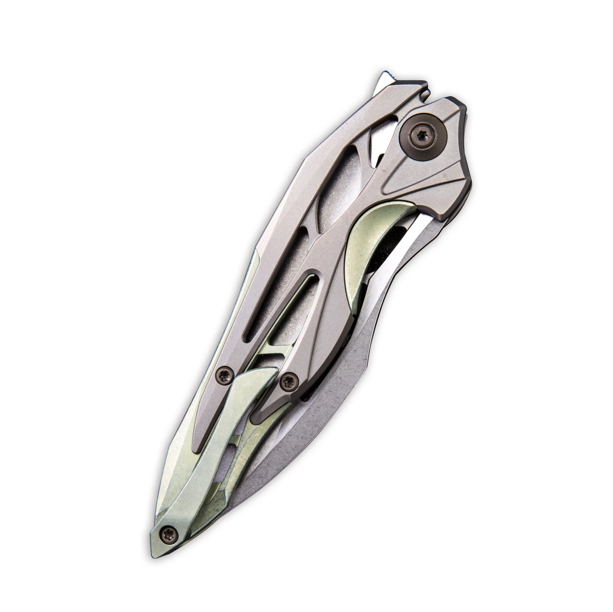 WEKNIFE Arrakis Flipper Knife Titanium Handle (3.45" M390 Blade) 906D - Image 3