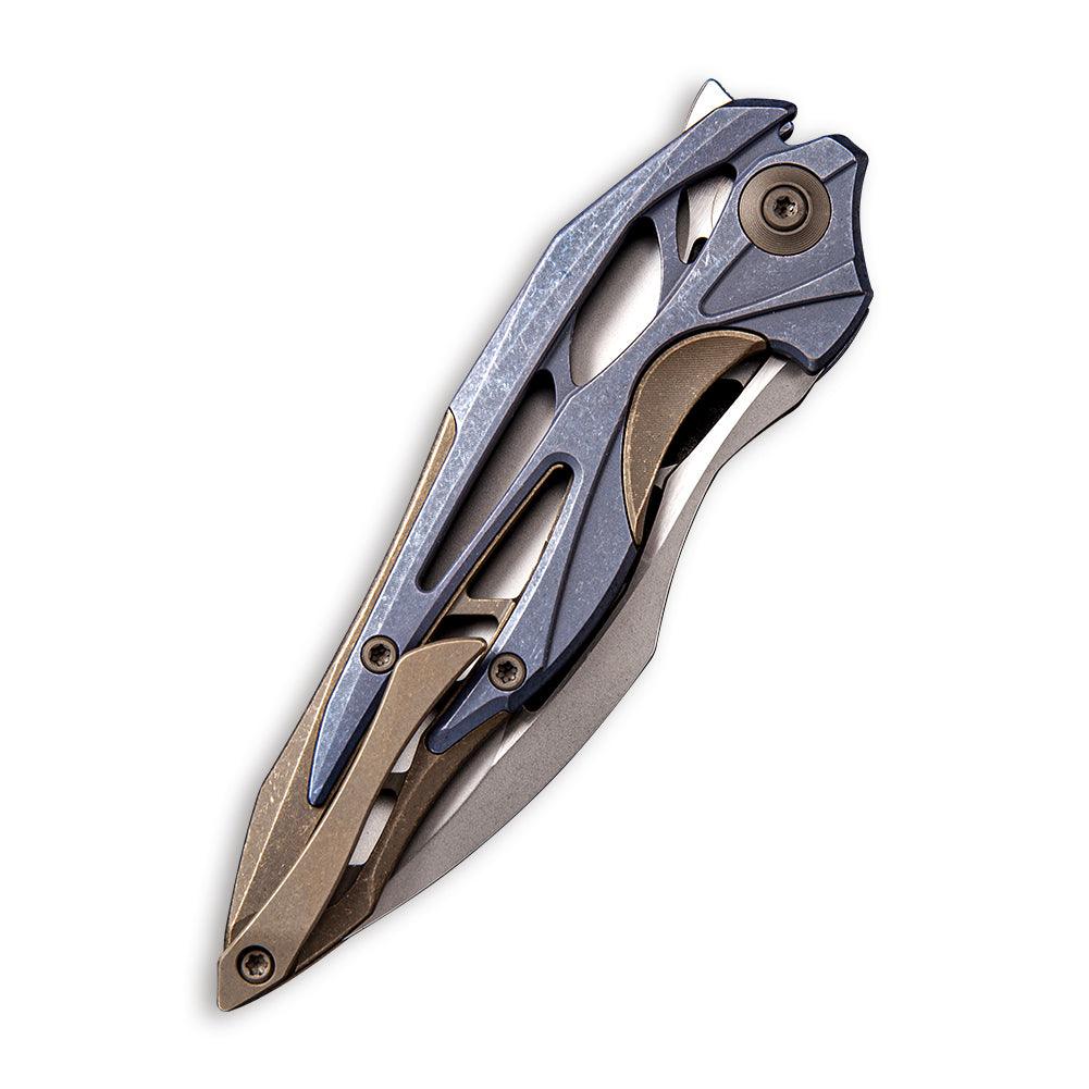 WEKNIFE Arrakis Flipper Knife Titanium Handle (3.45" M390 Blade) 906E - Image 6