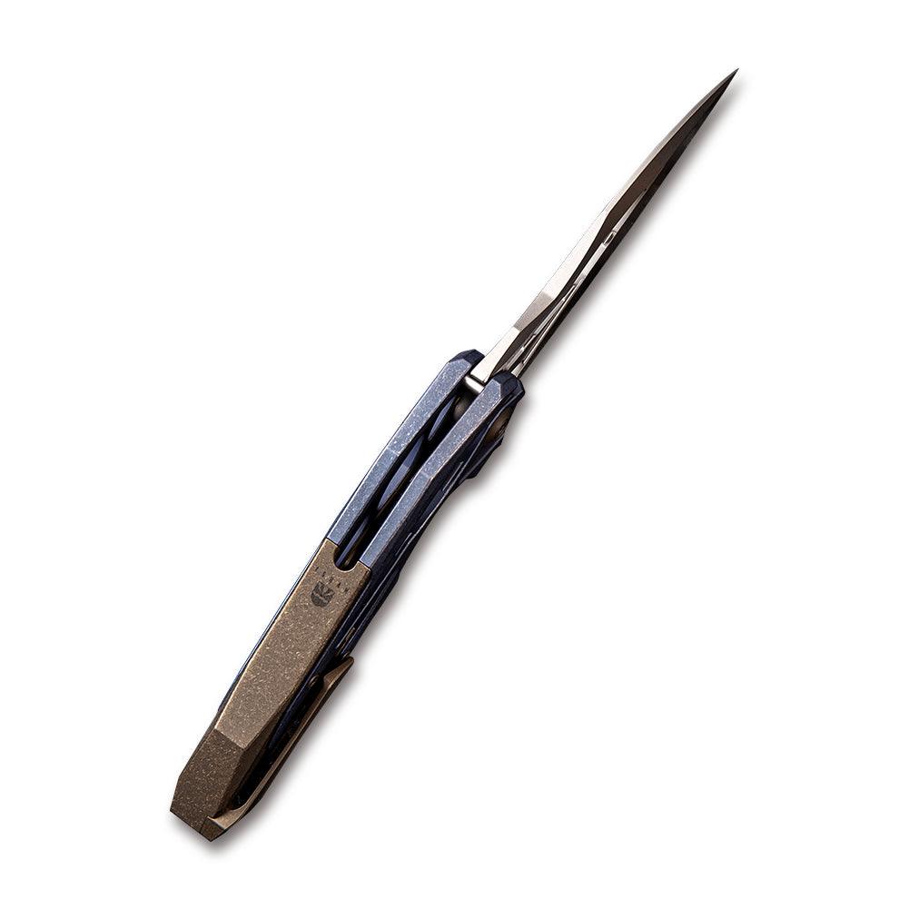 WEKNIFE Arrakis Flipper Knife Titanium Handle (3.45" M390 Blade) 906E - Image 8