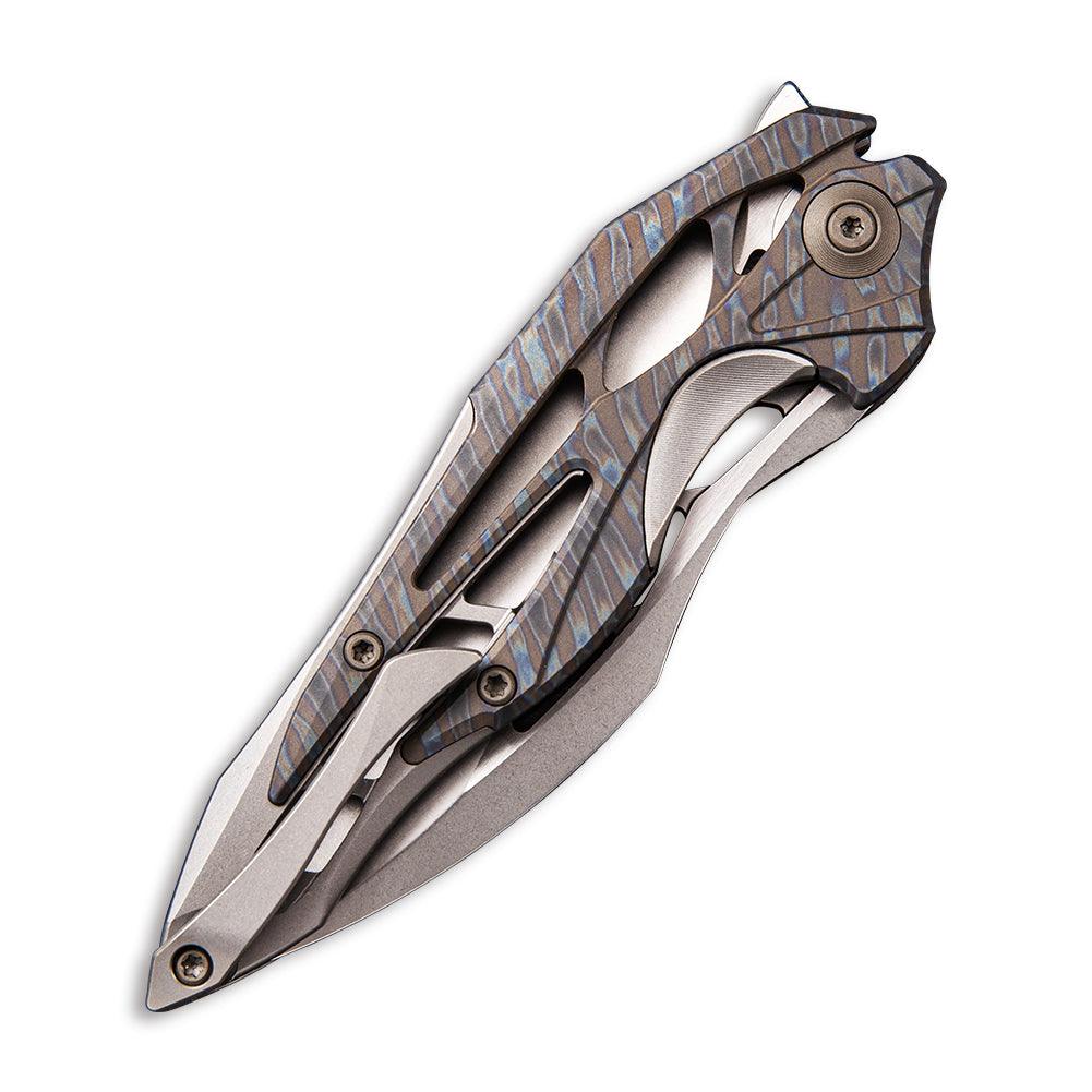 WEKNIFE Arrakis Flipper Knife Titanium Handle (3.45" M390 Blade) 906F - Image 6