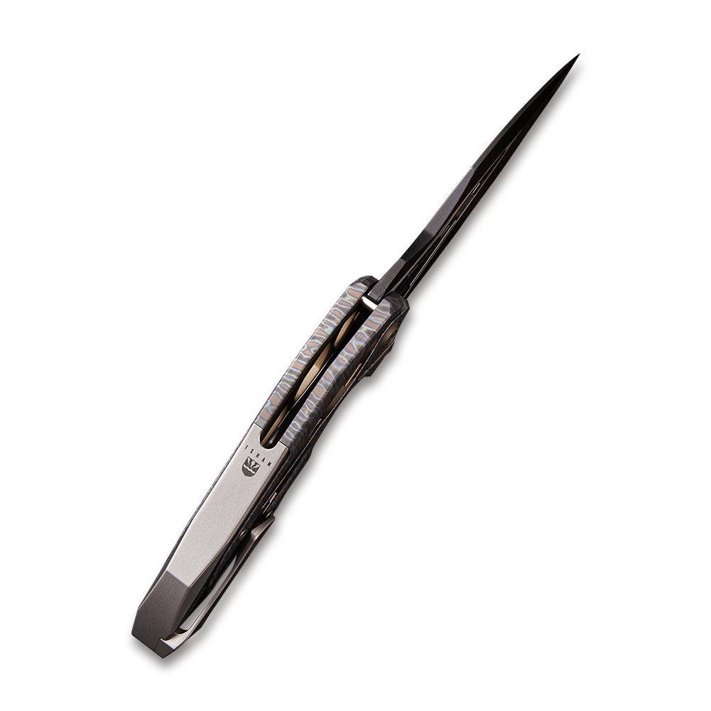 WEKNIFE Arrakis Flipper Knife Titanium Handle (3.45" M390 Blade) 906G - Image 8