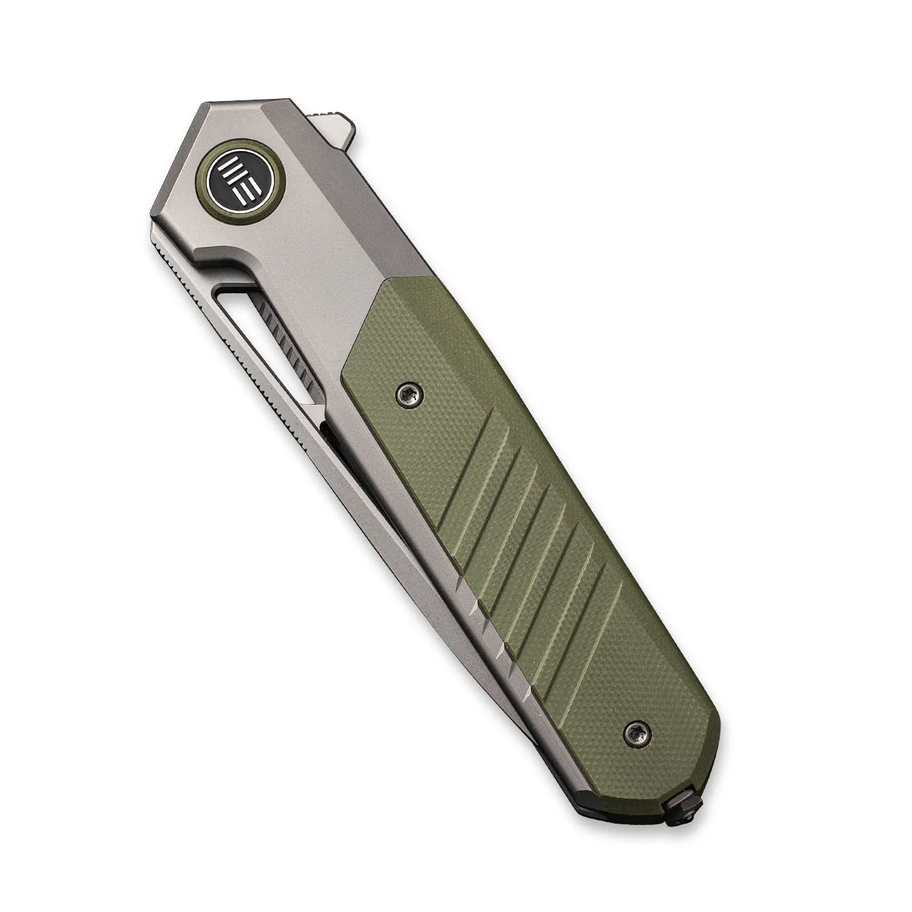WEKNIFE Arsenal Flipper & Thumb Hole Knife Titanium & G10 Handle (3.56" CPM 20CV Blade) WE20073-1 - Image 5