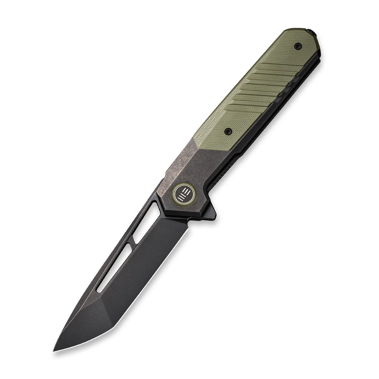 WEKNIFE Arsenal Flipper & Thumb Hole Knife Titanium & G10 Handle (3.56" CPM 20CV Blade) WE20073-2 - Image 3