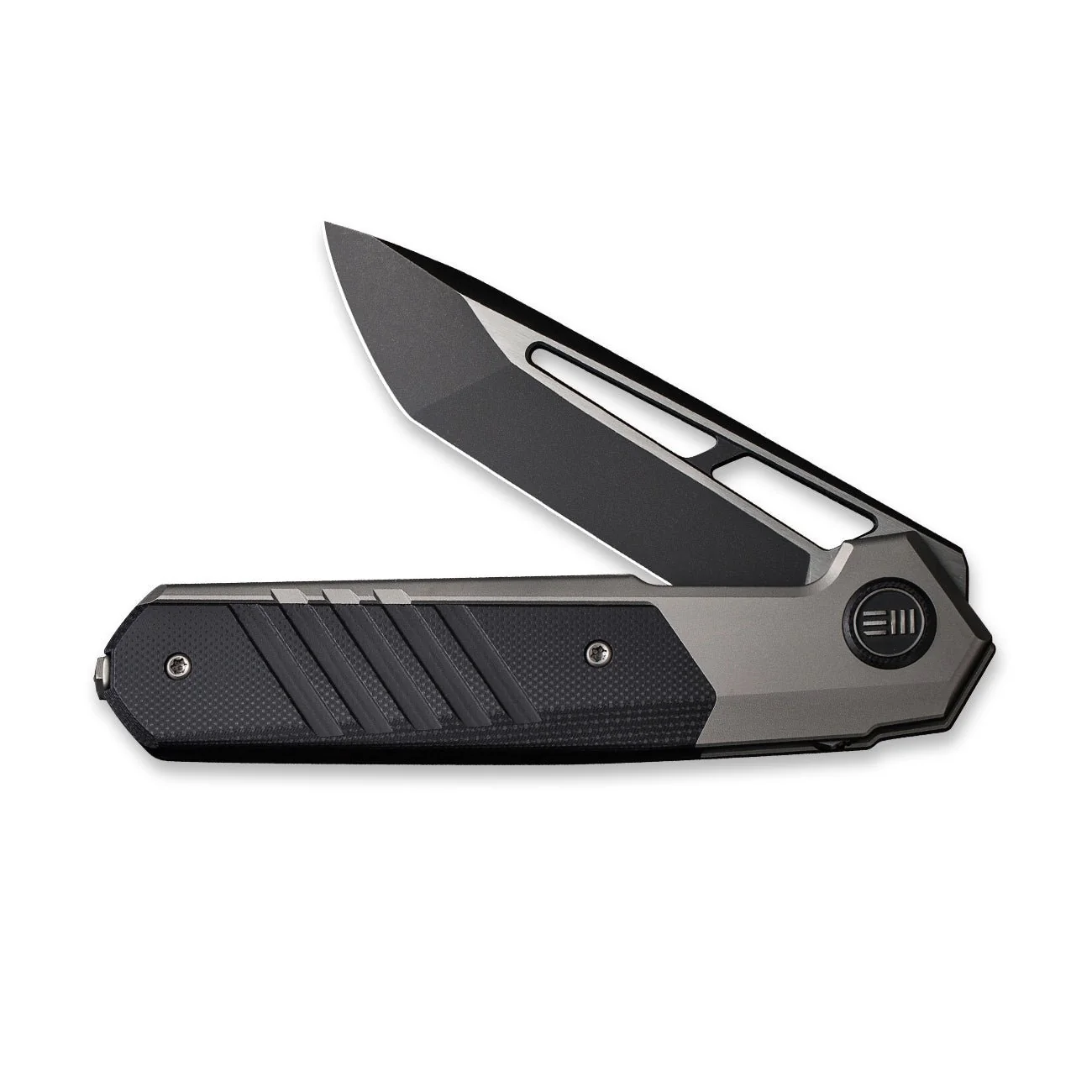 WEKNIFE Arsenal Flipper & Thumb Hole Knife Titanium & G10 Handle (3.56" CPM 20CV Blade) WE20073-3 - Image 4