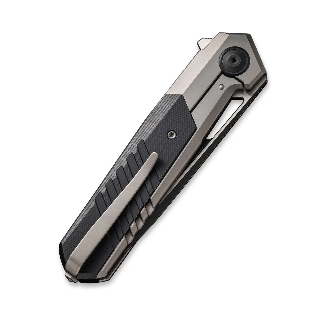 WEKNIFE Arsenal Flipper & Thumb Hole Knife Titanium & G10 Handle (3.56" CPM 20CV Blade) WE20073-3 - Image 6