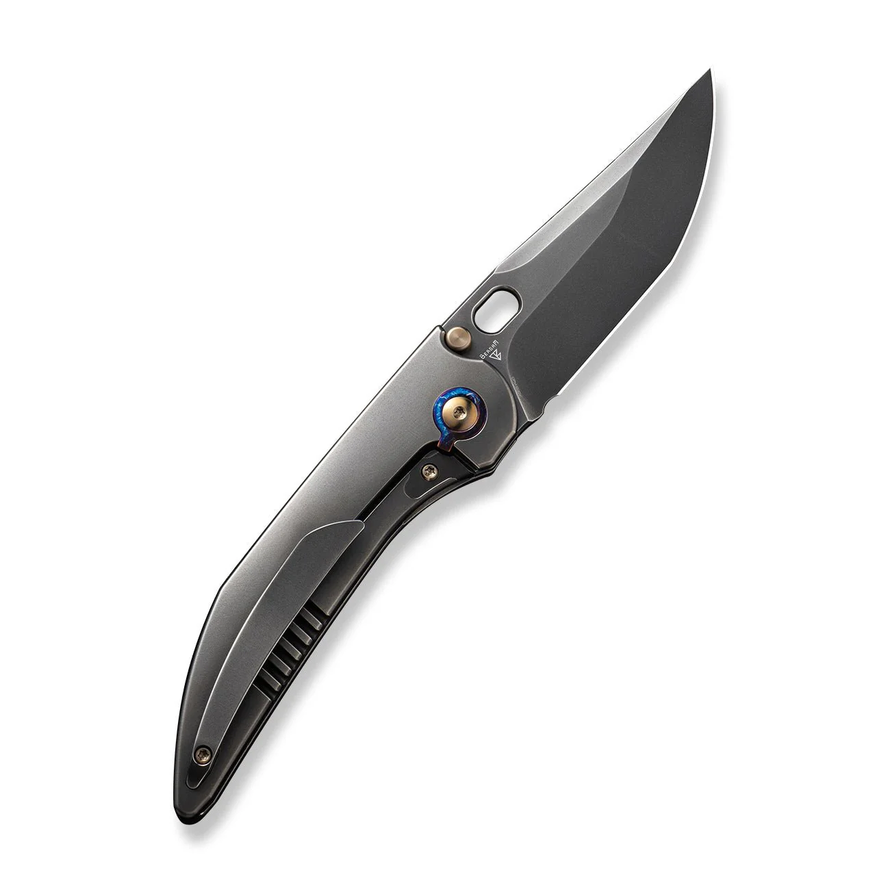 WEKNIFE Attor Thumb Stud & Thumb Hole Knife Titanium Handle (3.55" CPM 20CV Blade) WE23037B-1 - Image 2
