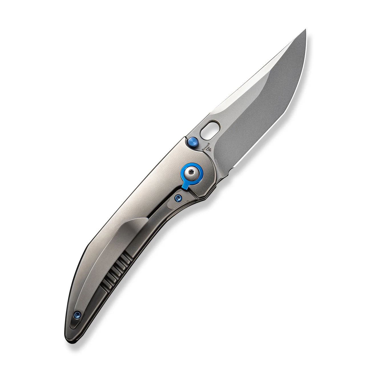 WEKNIFE Attor Thumb Stud & Thumb Hole Knife Titanium Handle (3.55" CPM 20CV Blade) WE23037B-2 - Image 2