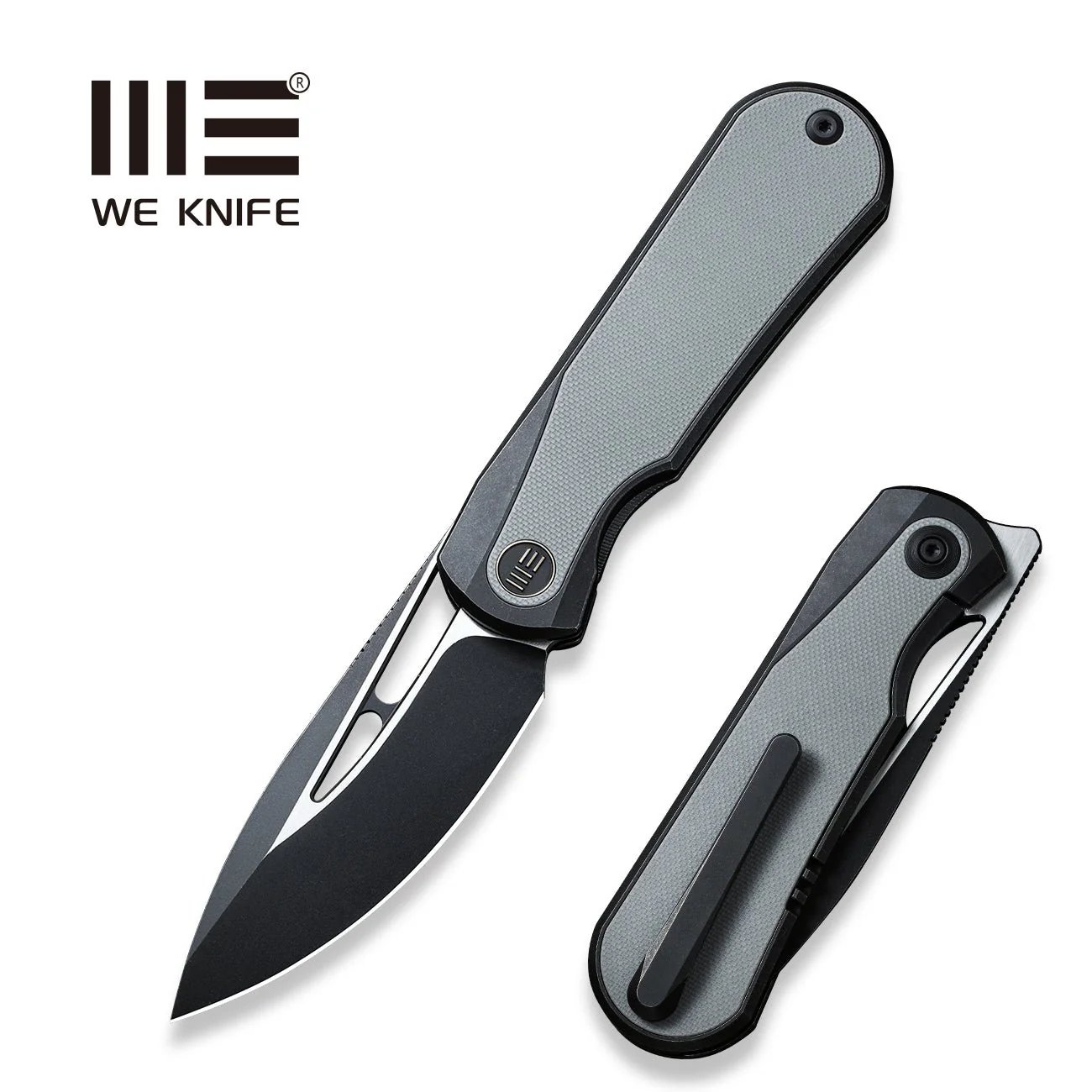 WEKNIFE Baloo Front Flipper & Thumb Hole Knife Titanium & G10 Handle (3.31" CPM 20CV Blade) WE21033-1