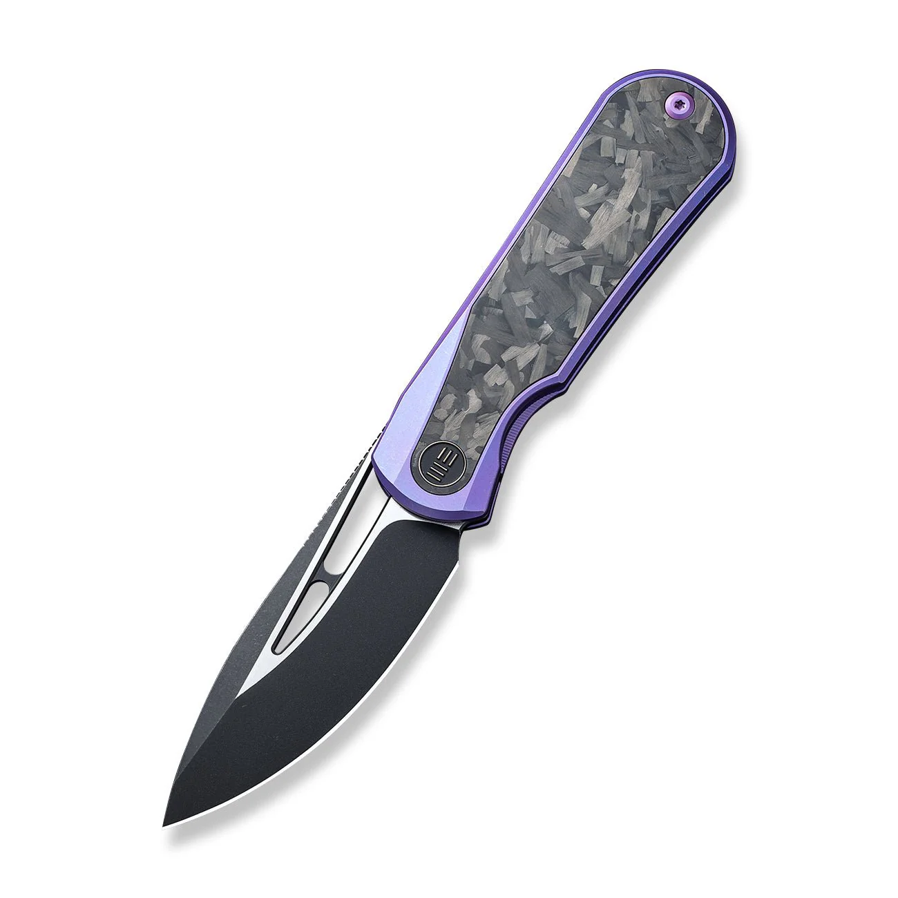 WEKNIFE Baloo Front Flipper & Thumb Hole Knife Titanium & Carbon Fiber Handle (3.31" CPM 20CV) WE21033-3 - Image 3