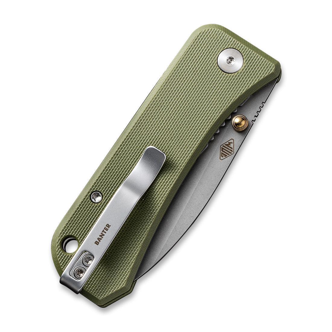 WEKNIFE Banter Thumb Stud Knife G10 Handle (2.9" CPM S35VN Blade) 2004D - Image 6
