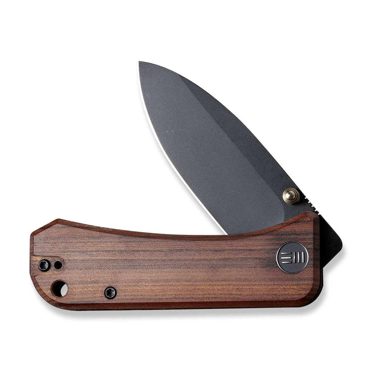 WEKNIFE Banter Thumb Stud Knife Wood Handle (2.9" CPM S35VN Blade) 2004K - Image 5