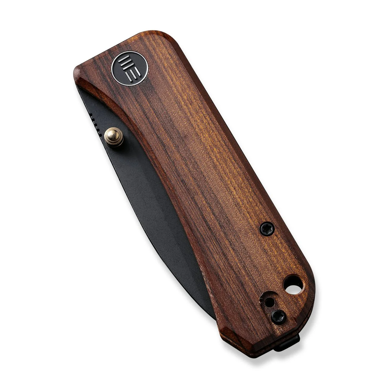 WEKNIFE Banter Thumb Stud Knife Wood Handle (2.9" CPM S35VN Blade) 2004K - Image 6