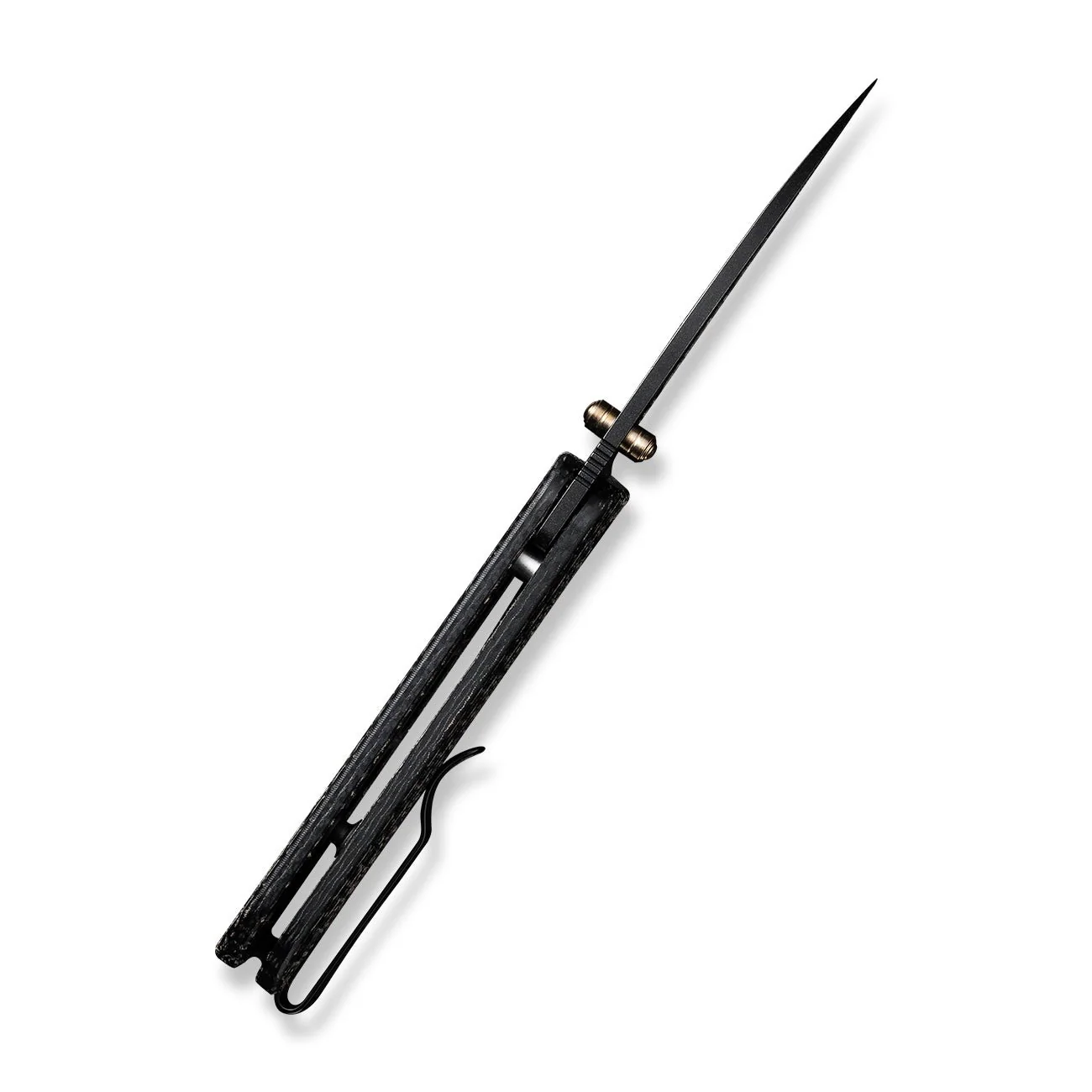 WEKNIFE Banter Wharncliffe Thumb Stud Knife Micarta Handle (2.85" CPM S35VN Blade) WE19068J-1 - Image 9
