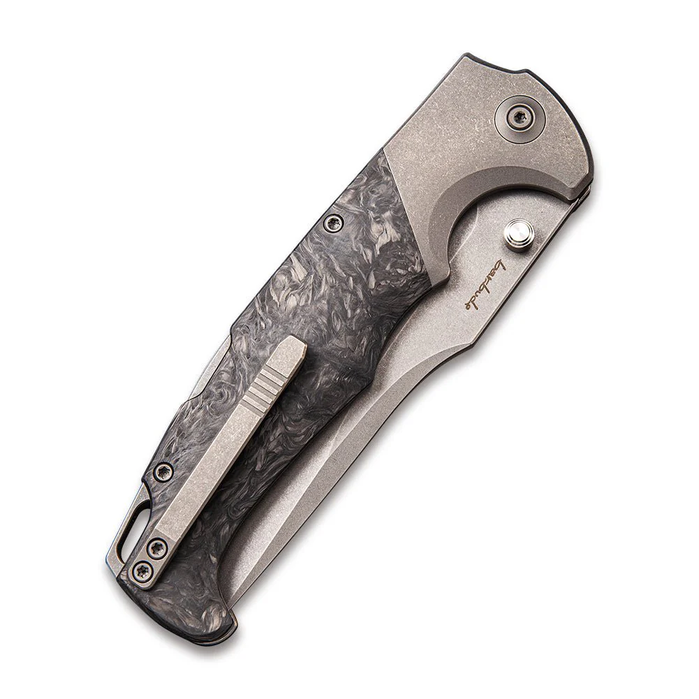 WEKNIFE Blocao Thumb Stud Knife Titanium & Carbon Fiber (4.21" CPM S35VN Blade) 920A - Image 6