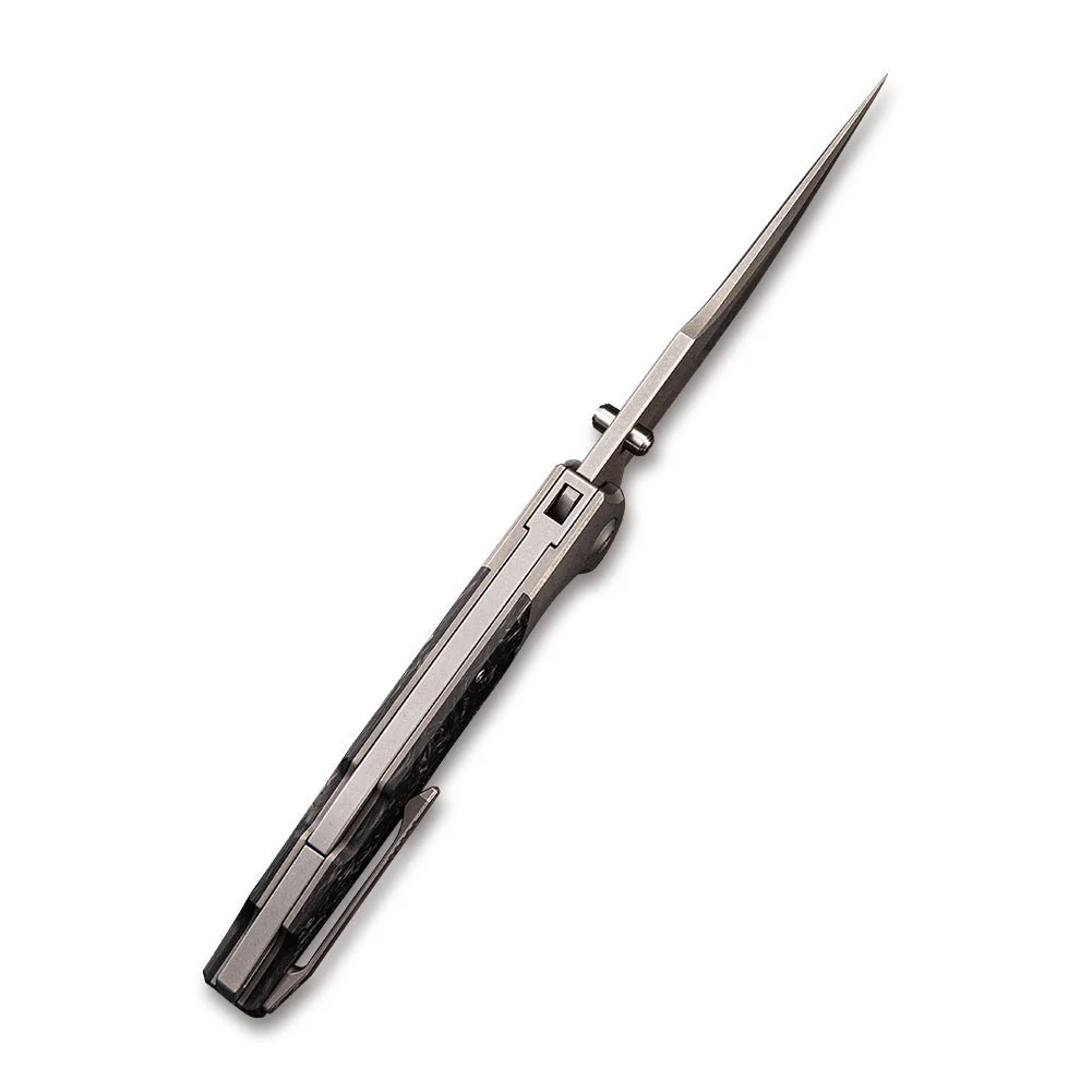 WEKNIFE Blocao Thumb Stud Knife Titanium & Carbon Fiber (4.21" CPM S35VN Blade) 920A - Image 8