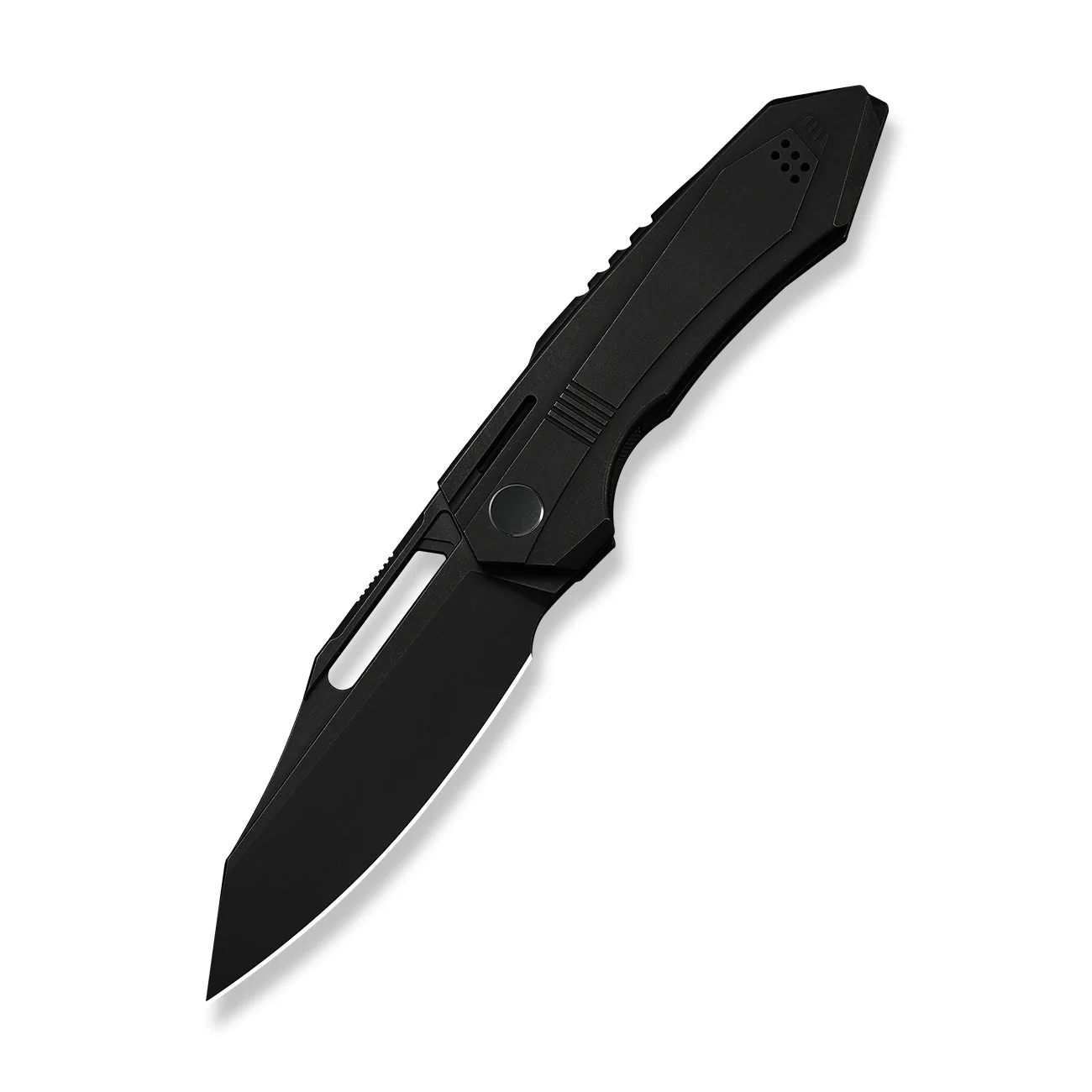 WEKNIFE Bogey Flipper & Thumb Hole Knife Black Titanium Handle (3.64" Black Stonewashed Bohler M390 Blade) WE23088-1 - Image 3