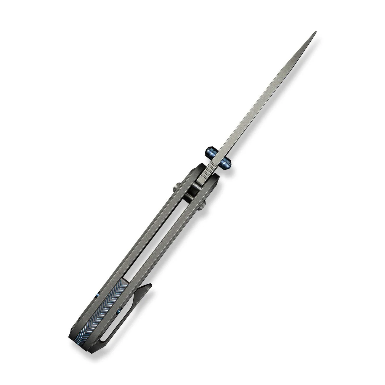 WEKNIFE Bougie Banter Thumb Stud & Crossbar Lock Knife Titanium Handle (2.91" CPM S45VN Blade) WE24009-2 - Image 11