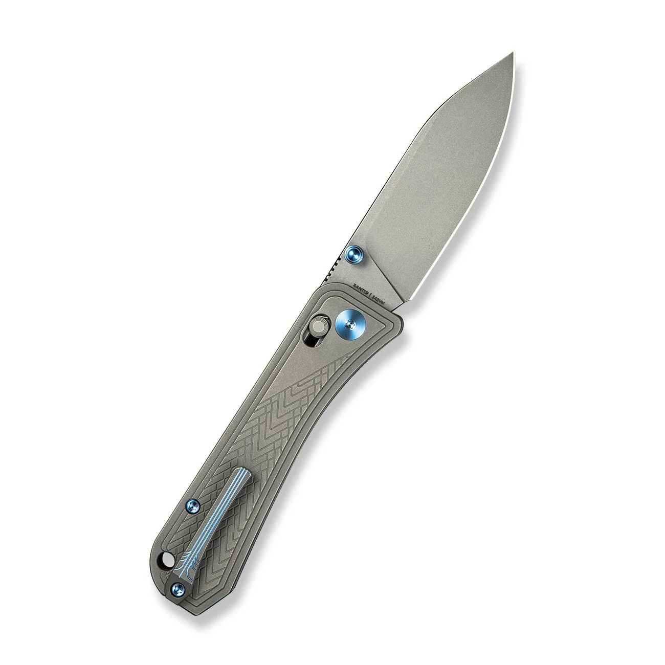 WEKNIFE Bougie Banter Thumb Stud & Crossbar Lock Knife Titanium Handle (2.91" CPM S45VN Blade) WE24009-2 - Image 4