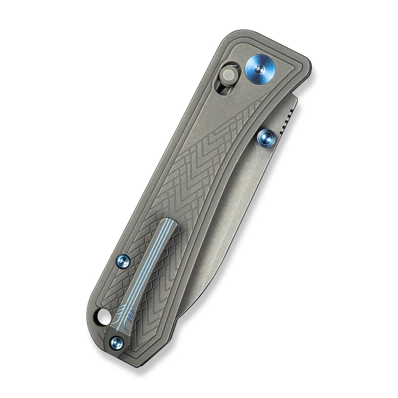 WEKNIFE Bougie Banter Thumb Stud & Crossbar Lock Knife Titanium Handle (2.91" CPM S45VN Blade) WE24009-2 - Image 9